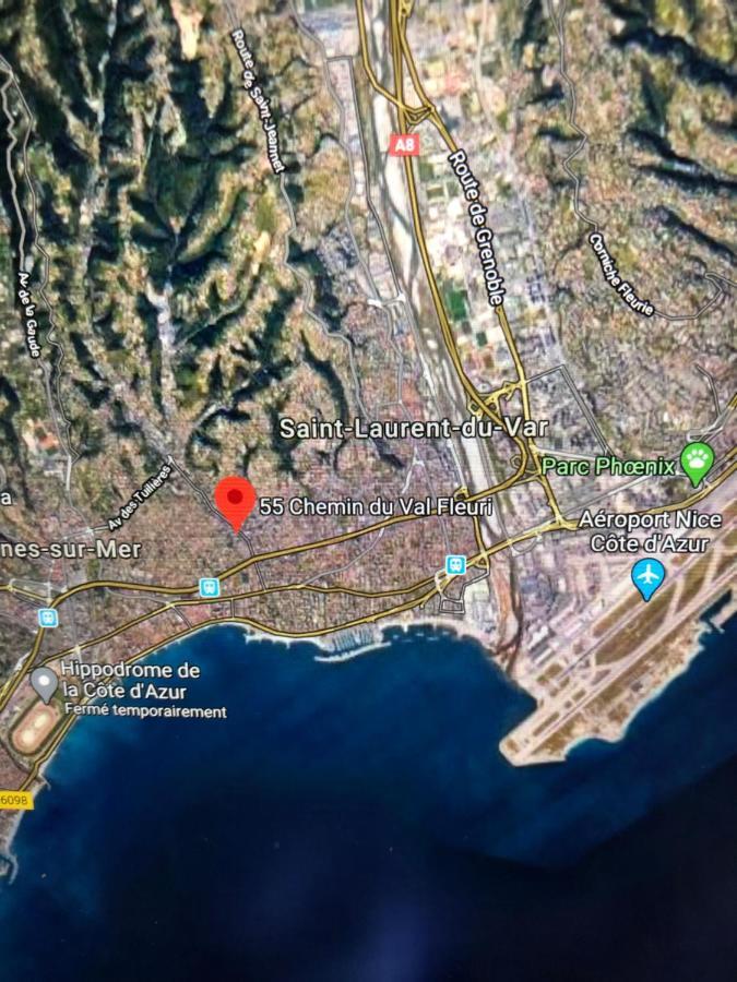 Villa C3 Arthur Rimbaub chambre d’hôte piscine proche mer Cagnes-sur-Mer Exterior foto